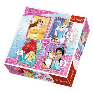 Trefl (34256) - "Disney Princess" - 35 48 54 70 Teile Puzzle