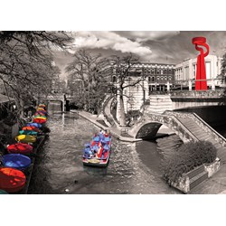 Eurographics (6000-0664) - "Flusslauf in San Antonio" - 1000 Teile Puzzle