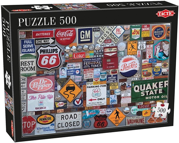Tactic (53341) - "Logos" - 500 Teile Puzzle