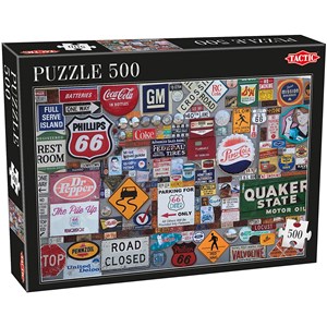 Tactic (53341) - "Logos" - 500 Teile Puzzle