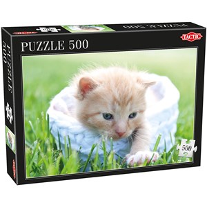 Tactic (53338) - "Niedliches Kätzchen" - 500 Teile Puzzle