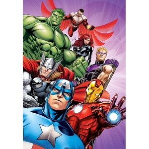 Clementoni (27931) - "Marvel Avengers, Wir besiegen das Böse!" - 104 Teile Puzzle