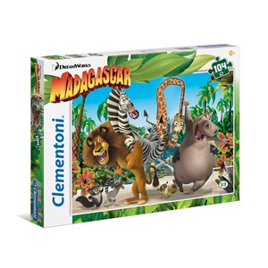 Clementoni (27941) - "Madagascar" - 104 Teile Puzzle