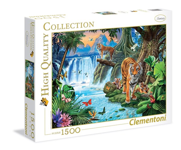 Clementoni (31636) - "Die Tiger Familie" - 1500 Teile Puzzle