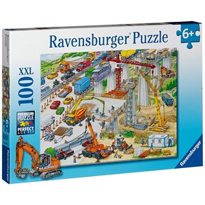 Ravensburger (10896) - "Riesige Baustelle" - 100 Teile Puzzle
