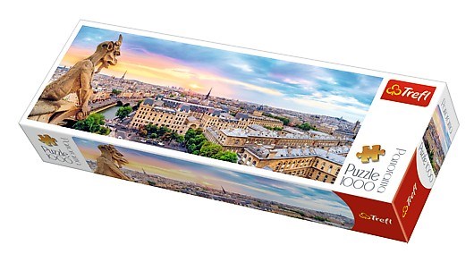 Trefl (29029) - "Blick von der Kathedrale Notre-Dame über Paris" - 1000 Teile Puzzle