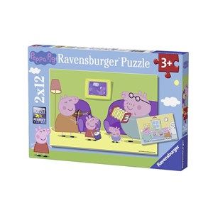 Ravensburger (07596) - "Peppa Pig" - 12 Teile Puzzle