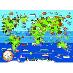 Ravensburger (07072) - "Animals of the World" - 60 Teile Puzzle