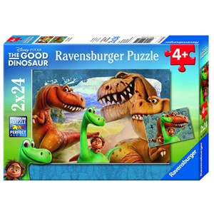 Ravensburger (09079) - "Der Gute Dinosaurier - Zwischen den Dinos" - 24 Teile Puzzle