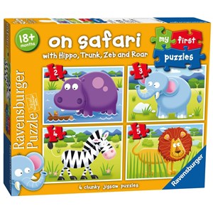 Ravensburger (07301) - "On Safari" - 2 3 4 5 Teile Puzzle