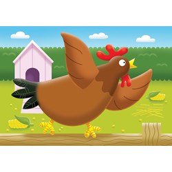 Ravensburger (07302) - "On the Farm" - 2 3 4 5 Teile Puzzle