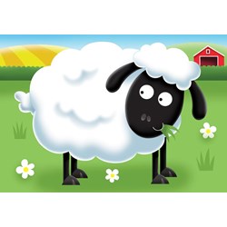 Ravensburger (07302) - "On the Farm" - 2 3 4 5 Teile Puzzle