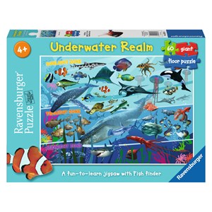 Ravensburger (07347) - "Unterwasserwelt" - 60 Teile Puzzle