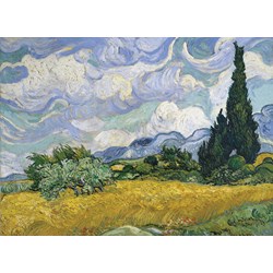Eurographics (6000-5307) - Vincent van Gogh: "Weizenfeld mit Zypressen" - 1000 Teile Puzzle