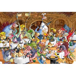 Grafika Kids (00923) - François Ruyer: "Restaurant" - 12 Teile Puzzle