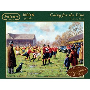 Falcon (11077) - "Die Rugbyspieler" - 1000 Teile Puzzle