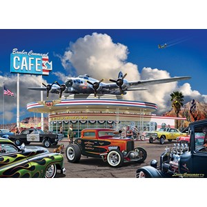 MasterPieces (71735) - Larry Grossman: "Bomber Command Café" - 1000 Teile Puzzle