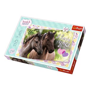 Trefl (13213) - "Süße Pferdefreunde" - 260 Teile Puzzle
