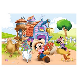 Trefl (15337) - "Mickey Maus und Freunde, Auf dem Bauernhof" - 160 Teile Puzzle