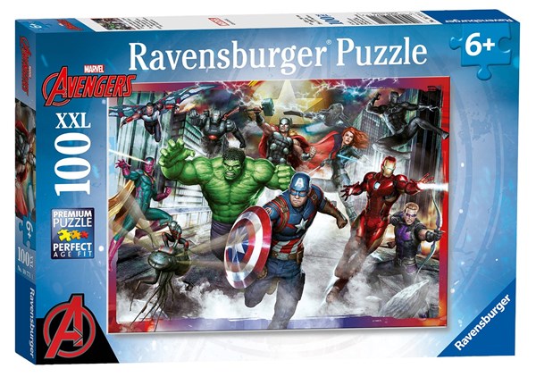 Ravensburger (10771) - "Avengers" - 100 Teile Puzzle