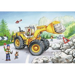 Ravensburger (07802) - "Bagger und Waldtraktor" - 24 Teile Puzzle