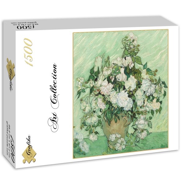 Grafika (01523) - Vincent van Gogh: "Roses, 1890" - 1500 Teile Puzzle