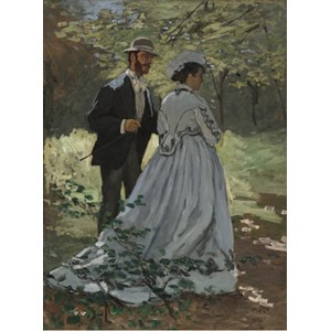Grafika (01533) - Claude Monet: "Bazille und Camille, 1865" - 2000 Teile Puzzle