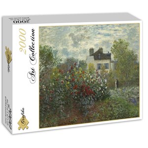 Grafika (01542) - Claude Monet: "Der Garten des Künstlers in Argenteuil, 1873" - 2000 Teile Puzzle