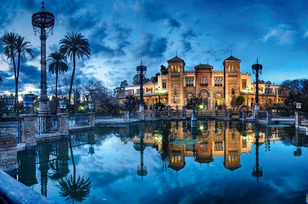 Schmidt Spiele (58238) - "Mudejar Pavilion in Sevilla" - 1500 Teile Puzzle