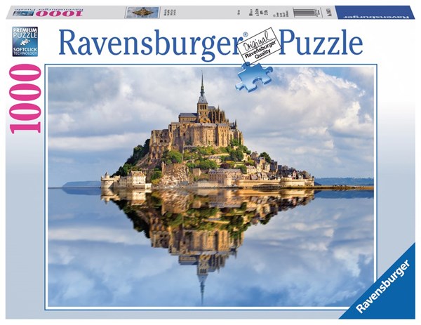 Ravensburger (19647) - "Le Mont-Saint-Michel" - 1000 Teile Puzzle