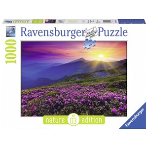 Ravensburger (19608) - "Bergwiese im Morgenrot" - 1000 Teile Puzzle