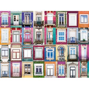 Ravensburger (16217) - "Fenster in Porto" - 1500 Teile Puzzle