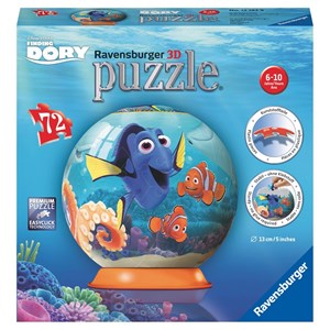 Ravensburger (12193) - "Finding Dory" - 72 Teile Puzzle