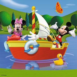 Ravensburger (09357) - "Everyone Loves Mickey" - 49 Teile Puzzle
