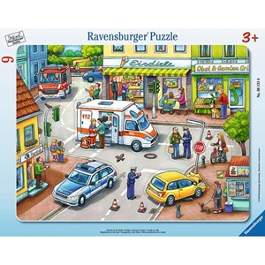Ravensburger (06131) - "Rescue in the City" - 9 Teile Puzzle