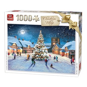King International (05610) - "Christmas Village" - 1000 Teile Puzzle