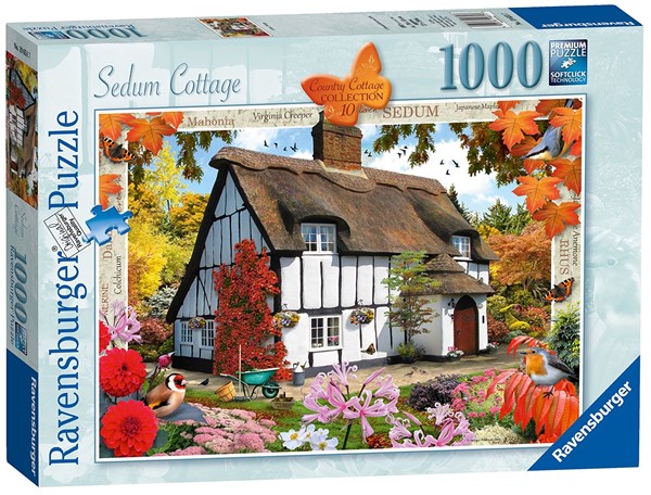 Ravensburger (19651) - "Sedum Cottage" - 1000 Teile Puzzle