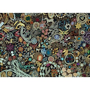 Ravensburger (19655) - "Glittering Gemstones" - 1000 Teile Puzzle