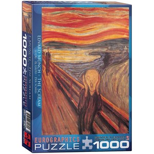 Eurographics (6000-4489) - Edvard Munch: "Der Schrei" - 1000 Teile Puzzle
