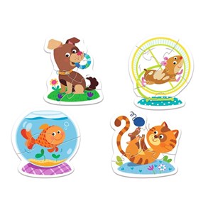 Trefl (360530) - "Pets" - 2 3 4 Teile Puzzle