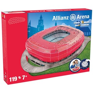 Nanostad (Bayern) - "Allianz Arena, Bayern" - 119 Teile Puzzle