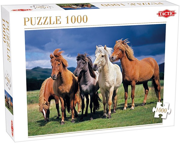 Tactic (53929) - "Camargue Horses" - 1000 Teile Puzzle