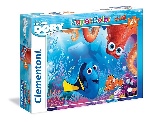 Clementoni (23976) - "Findet Dorie, Luftblasen" - 104 Teile Puzzle