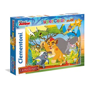 Clementoni (26584) - "Die Garde der Löwen, Immer in Sicherheit" - 60 Teile Puzzle