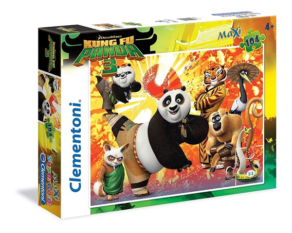 Clementoni (27959) - "Kung Fu Panda 3" - 104 Teile Puzzle