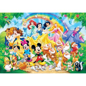Clementoni (26408) - "Disney, Klassische Charaktere" - 60 Teile Puzzle