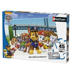Nathan (86463) - "Paw Patrol" - 45 Teile Puzzle
