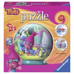 Ravensburger (12197) - "Trolls" - 72 Teile Puzzle