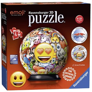 Ravensburger (12198) - "Emoji" - 72 Teile Puzzle