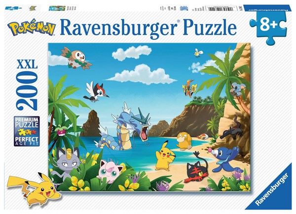 Ravensburger (12840) - "Pokemon" - 200 Teile Puzzle